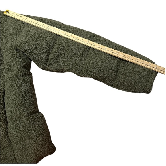 Women's Puffect Sherpa Jacket Size XL color Stone Green - Picture 7 of 7